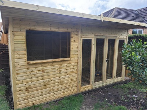 12x8 summerhouse garden room - garden,