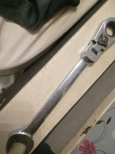 Blue-Point by Snap On BOERMF19A 19mm flex head combination ratchet spanner ~MINT