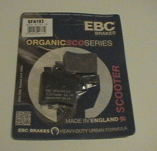 Brake pads ebc sfa193 sco - pads,