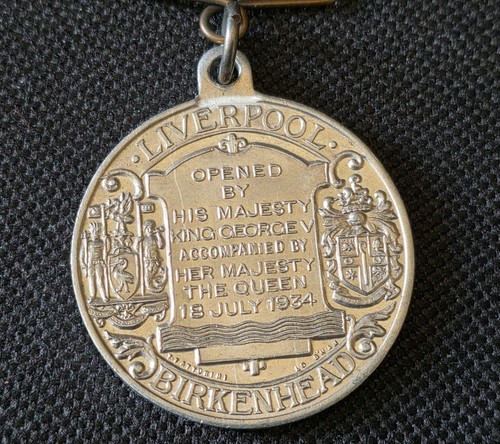 Souvenir liverpool tunnel 1934 - liverpool,