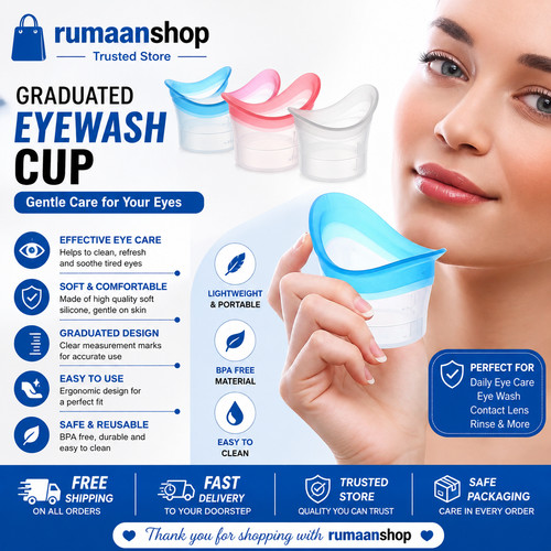 Silicone eyewash cup soft eyes - silicone,