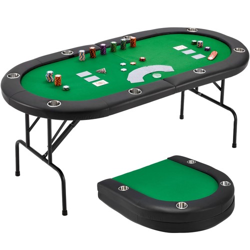 Player folding poker table - 8,