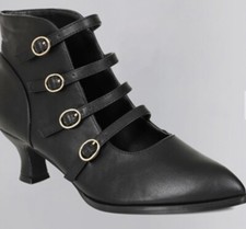 Gothic /Steampunk Black Shoes