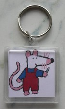 Maisy Mouse Keyring  1.3 x 1.3 inches