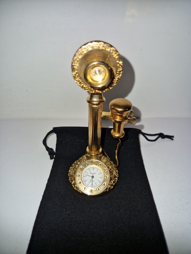 Miniature quartz brass - quartz,