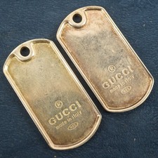Pair of Sterling Silver Gucci