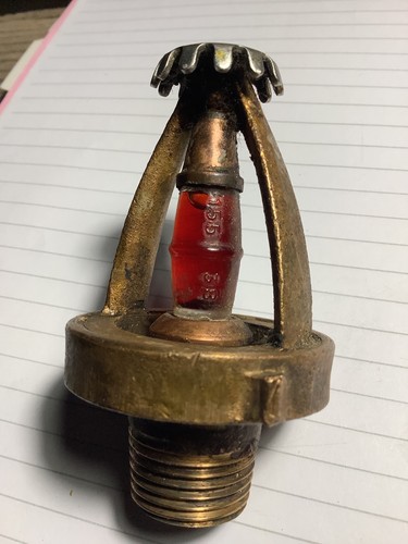 1938 fire sprinkler head - fire,