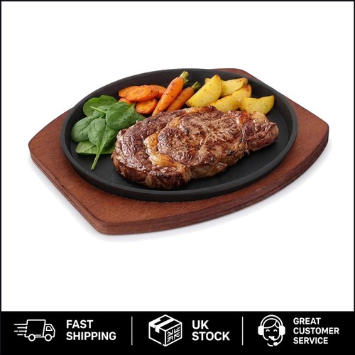 19cm cast iron sizzle - sizzle, plate