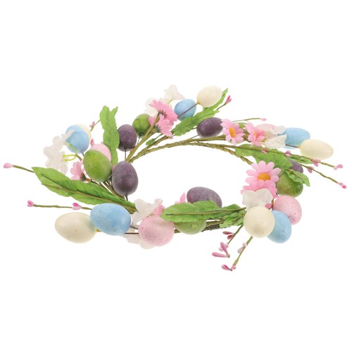 Bright color easter egg wreath - bright,