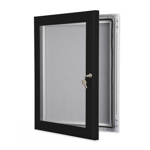 Black outdoor lockable pin - black,