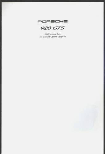 Porsche 928 gts 4 - 928, 5.4