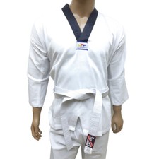 V-Neck Taekwondo Suit White
