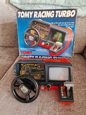 Tomy Turnin Turbo Dashboard 1983 retro racing Game Boxed & Working 