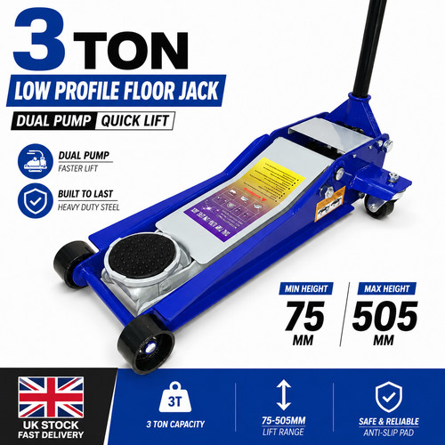 Tonne trolley jack hydraulic - 3,
