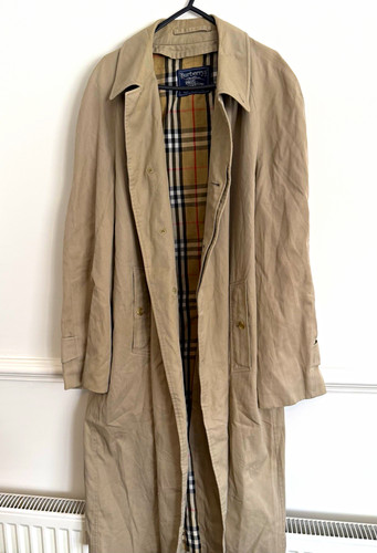 Burberrys vintage beige long - burberrys,