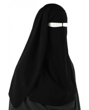 2 two layer niqab with nose