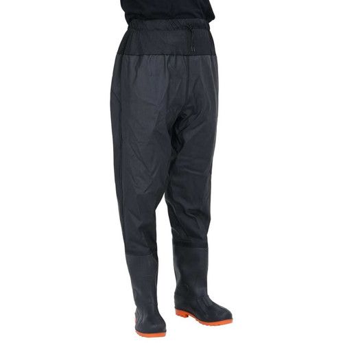 Waist waders with boots black - waders,