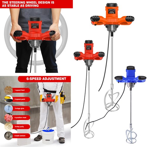 Electric gear mixing drill - electric, 6