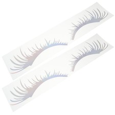  2 Pairs Eye Lashes for Car