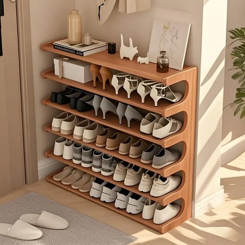 Tier wooden bamboo shoe - 6,