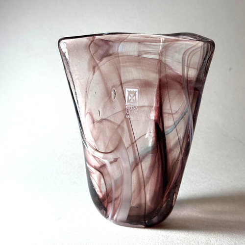 Rare mdina vase - vase, glass