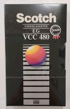 Scotch EG VCC 480 -  blank V-2000 video tape cassette - New & Sealed