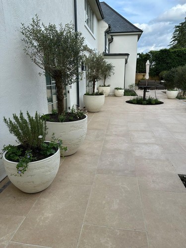 Cathedral brushed limestone - brushed,