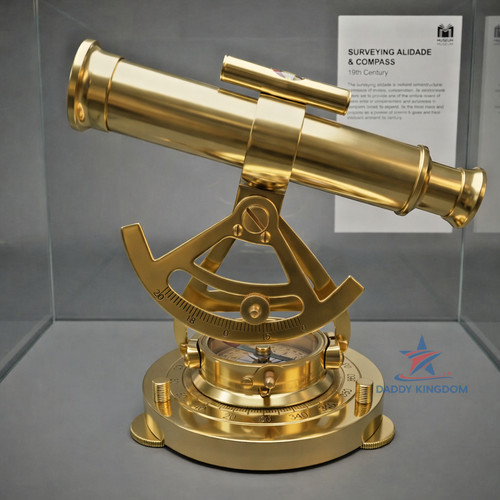 Vintage compass survey - compass,