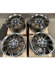 Genuine BMW MV2 135M E46 3 Series 18" Alloy Wheels in Gun Metal Grey