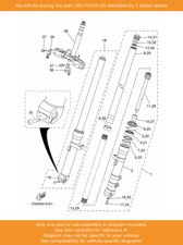 YAMAHA Front Fork Assy (l.h)