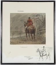 SNAFFLES, CHARLES JOHNSON PAYNE, 'FOXCATCHERS, FOR THE LOVE OF IT', PRINT SIGNED