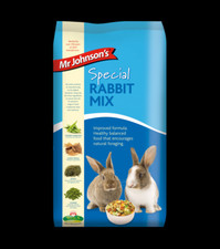 Mr Johnsons Special Rabbit Mix - No Added Pellets + Verm X 15kg