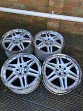 Mercedes Brabus Style Alloy Wheels 19x8.5 C E S Class 5x112