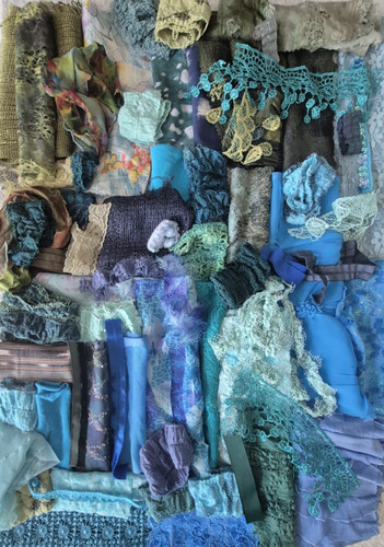 Slow stitch scrapbag 350 - slow, gms