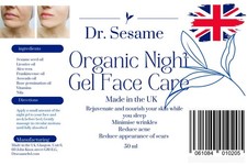 Organic Night Gel Face Care 