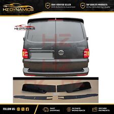 FOR VW TRANSPORTER T5/T5.1/T6/T6.1 GLOSS BLACK REAR TWIN BARN DOOR ROOF SPOILER