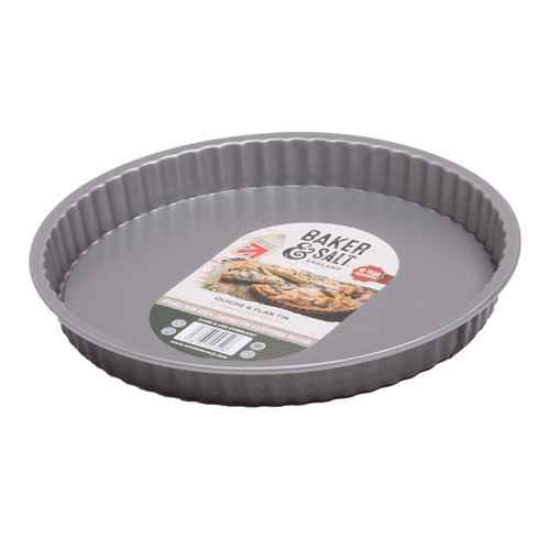 Non stick quiche flan tin - non-stick,