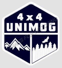 UNIMOG 4 x 4 EMBROIDERED PATCH