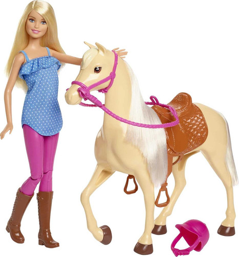 Barbie playet with blonde - barbie,