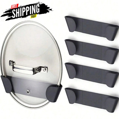 4pcs pot pan lid holders - holders, self