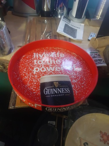 Guinness serving tray - guinness,