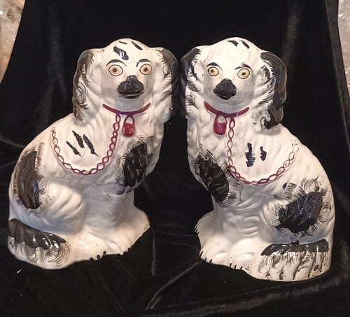 Antique pair black and - of,