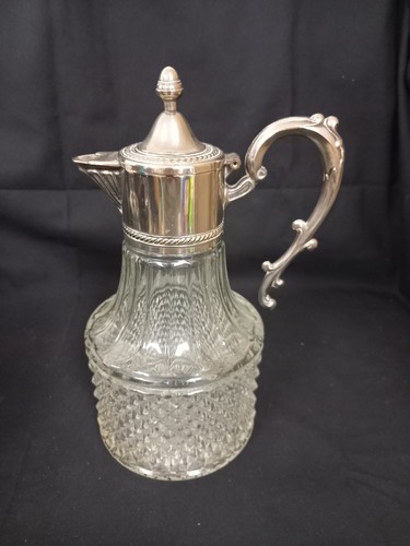 Vintage cut glass decanter - vintage,