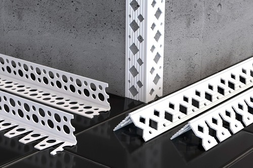 Render corner bead pvc white - render,