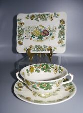 Masons England Strathmore Green Yellow Ironstone China Choice Parts