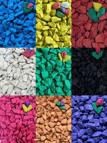 1kg coloured stones rock - 1kg,