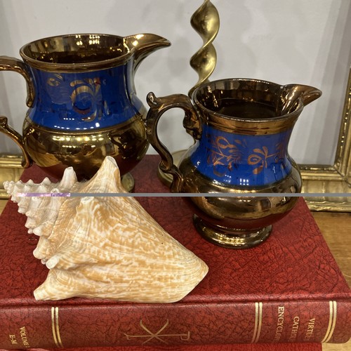 Beautiful luster ware pair - beautiful, of