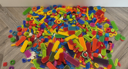 Classic stickle bricks job - bricks,