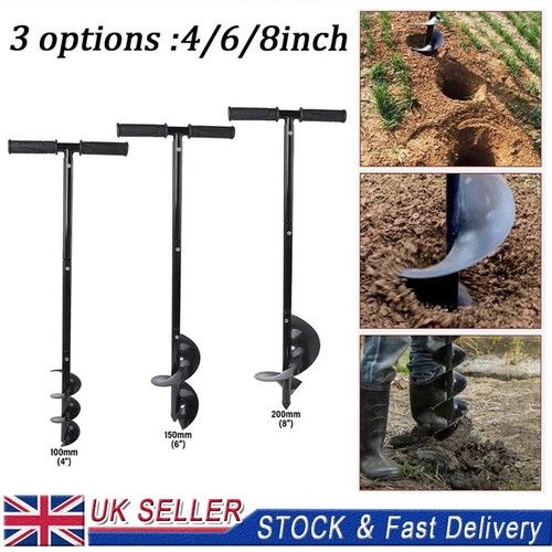 Manual hand earth auger fence - manual,