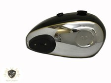BSA A7 A10 SUPER ROCKET BLACK CHROME PETROL TANK+KNEE PAD+CAP |Fit For